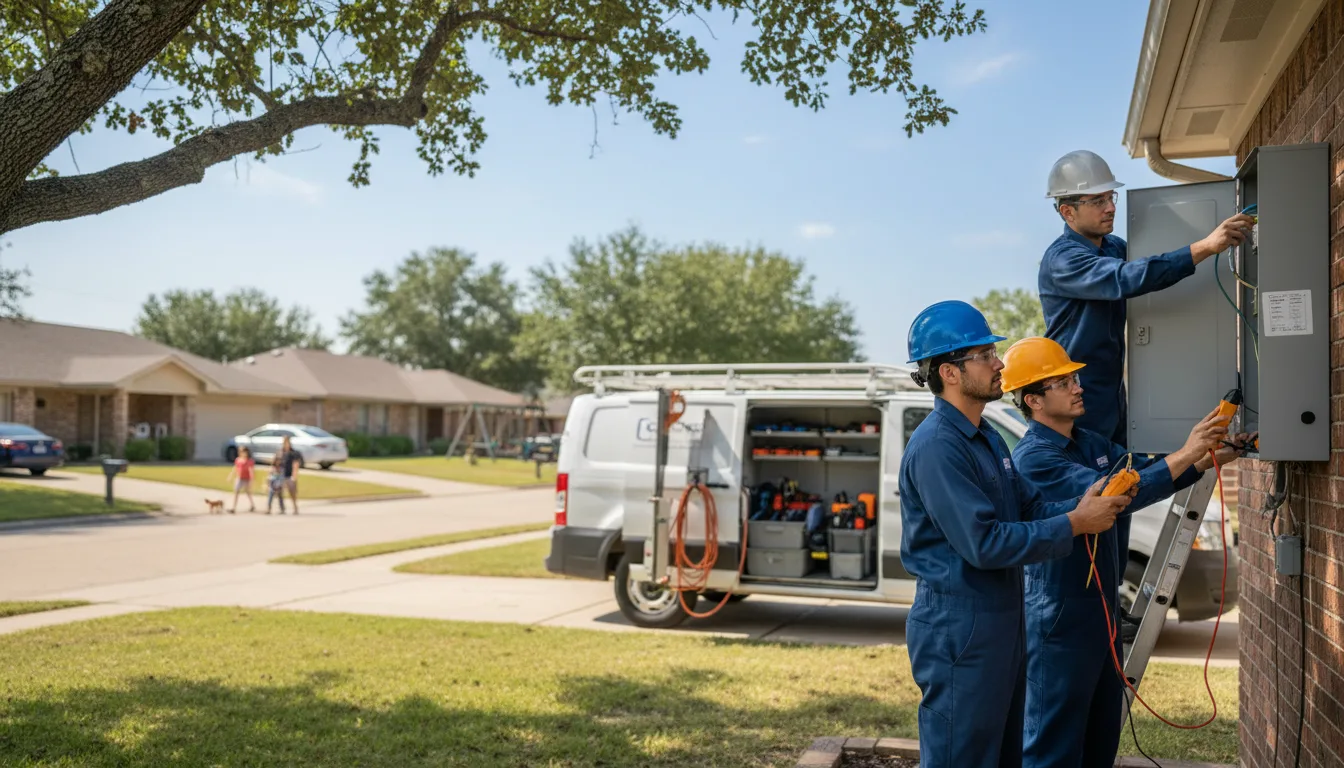 Certified electrician providing emergency electrical services in Capulin, NM